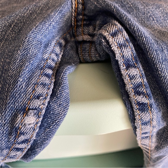 Levis 515 Blue Jeans Size 14 M Stretch Denim 14 Medium 14M 35 X 30.5 - Picture 6 of 6